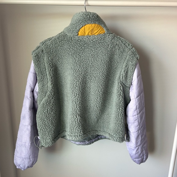 FP Movement Cropped Sherpa Quarter-Zip Pullover - Picture 6 of 12